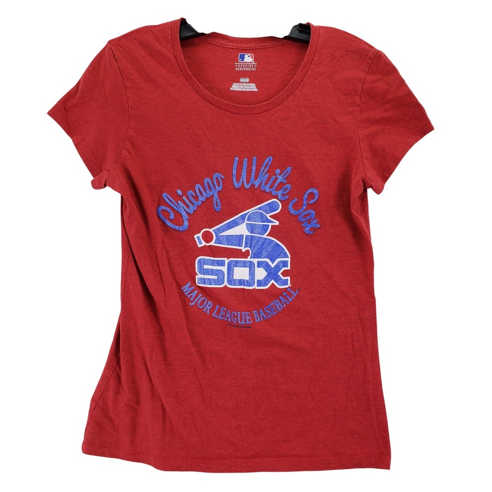 Chicago White Sox MLB T-Shirt Womens M Red Sporty Casual Fan Gear